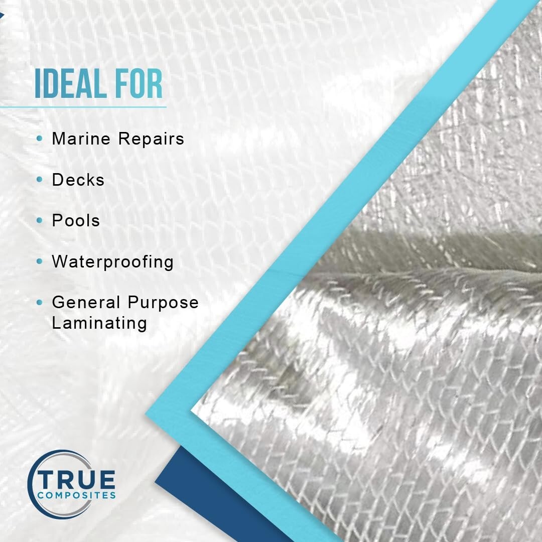 1708 Fiberglass 45/45 DBM Biaxial Fabric 50″ Inch Wide – 30 Ft. Long – 10 YARD