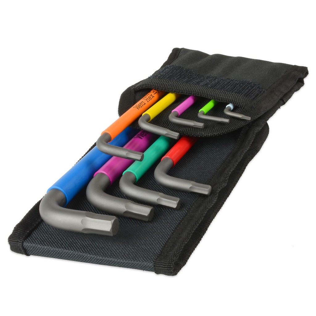New Wera 9 Piece SAE Multicolor Hex Key Set – P/N 05022639001