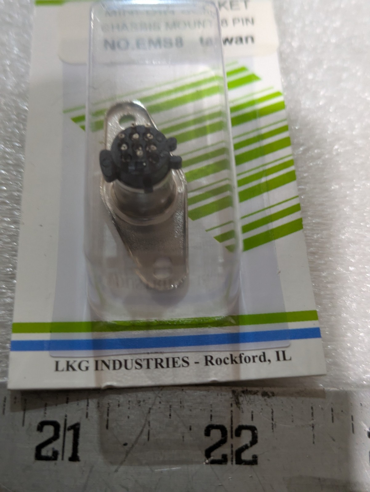 LKG Industries Philmore EMS8 8-Pin Mini-DIN Female Chassis Mount Socket 2/order