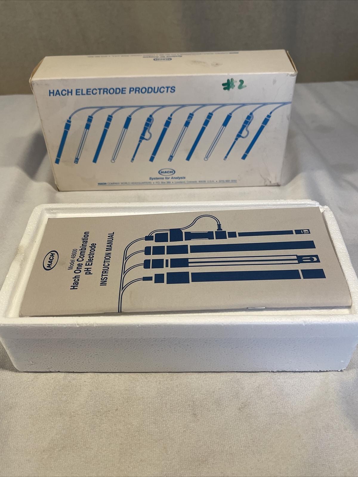 HACH ELECTRODE PRODUCTS 48600 HACH ONE COMBINATION pH Electrode WITH TEMPERATURE