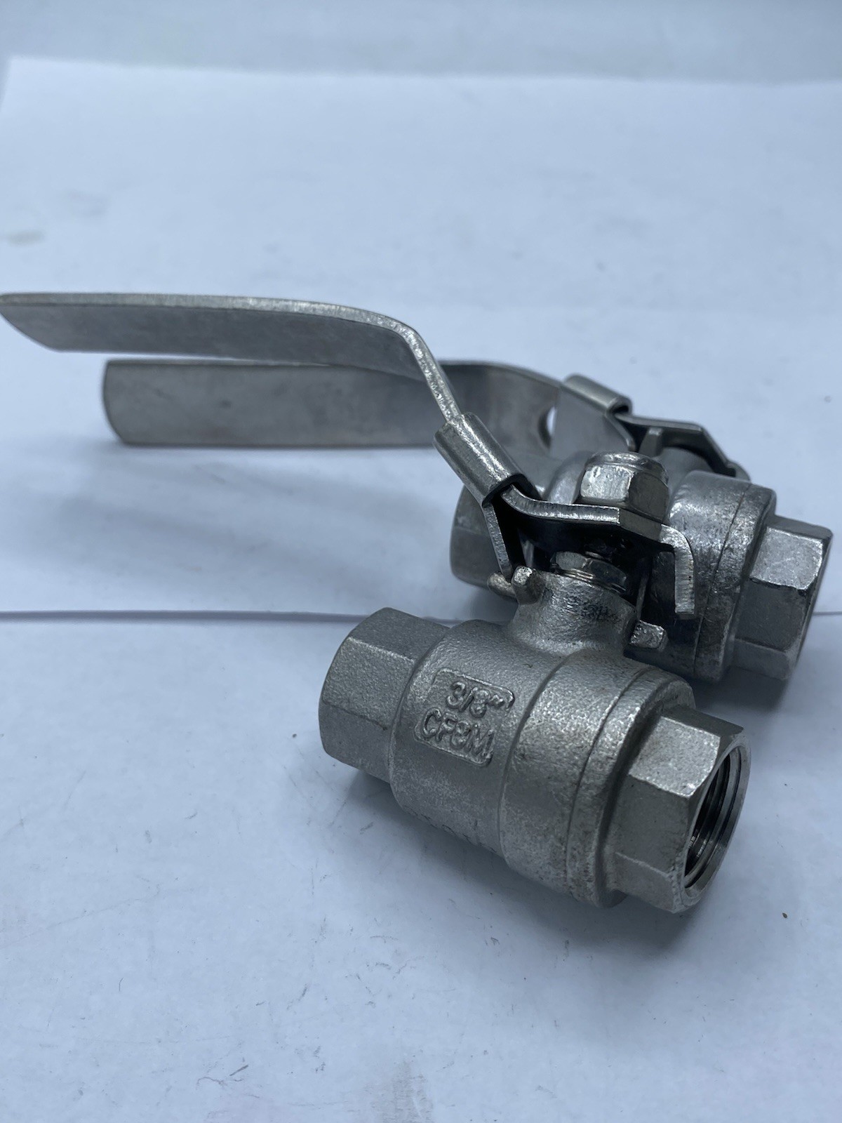Lot Of 2 Sharpe 3/8″ Ball Valve CF8M 1000 WOG Great Condition!