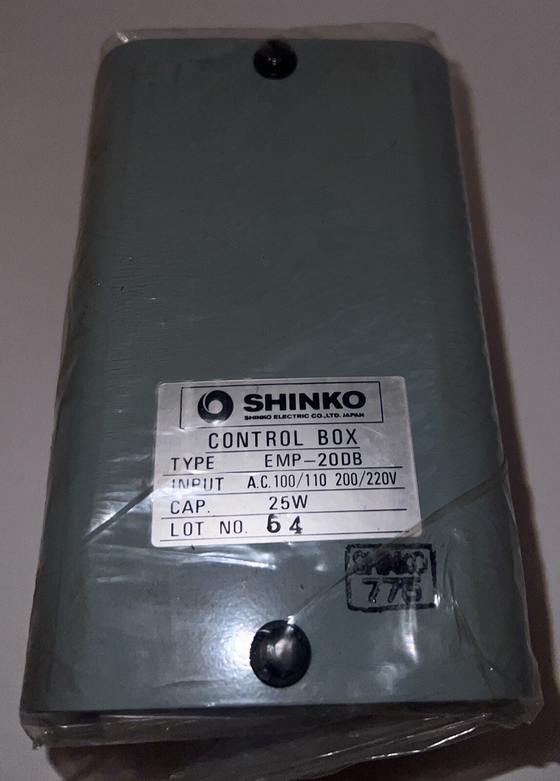 SHINKO ELECTRIC EMP-20DB CONTACTLESS CONTROLLER BOX NEW