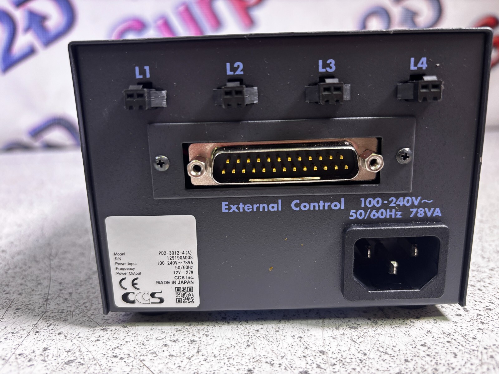 CCS PD2-3012-4 Industrial Vision Light Source Controller
