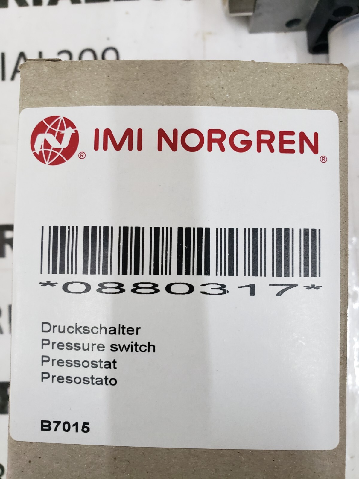 IMI NORGREN 0880317 DRUVKSCHALTER PRESSURE SWITCH