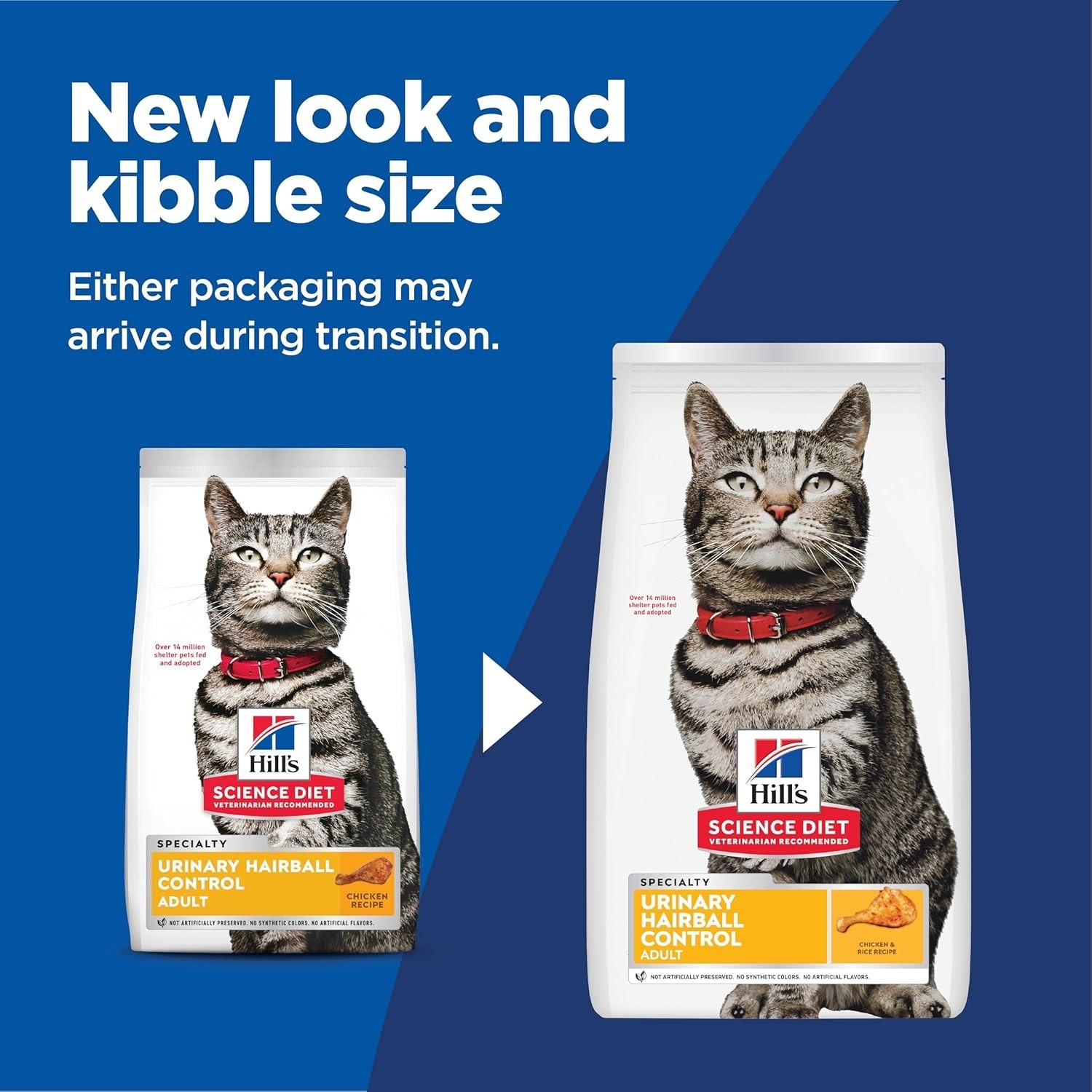 Hill’s Science Diet Adult Dry Cat for Urinary & Hairball Control – Chicken 7lb