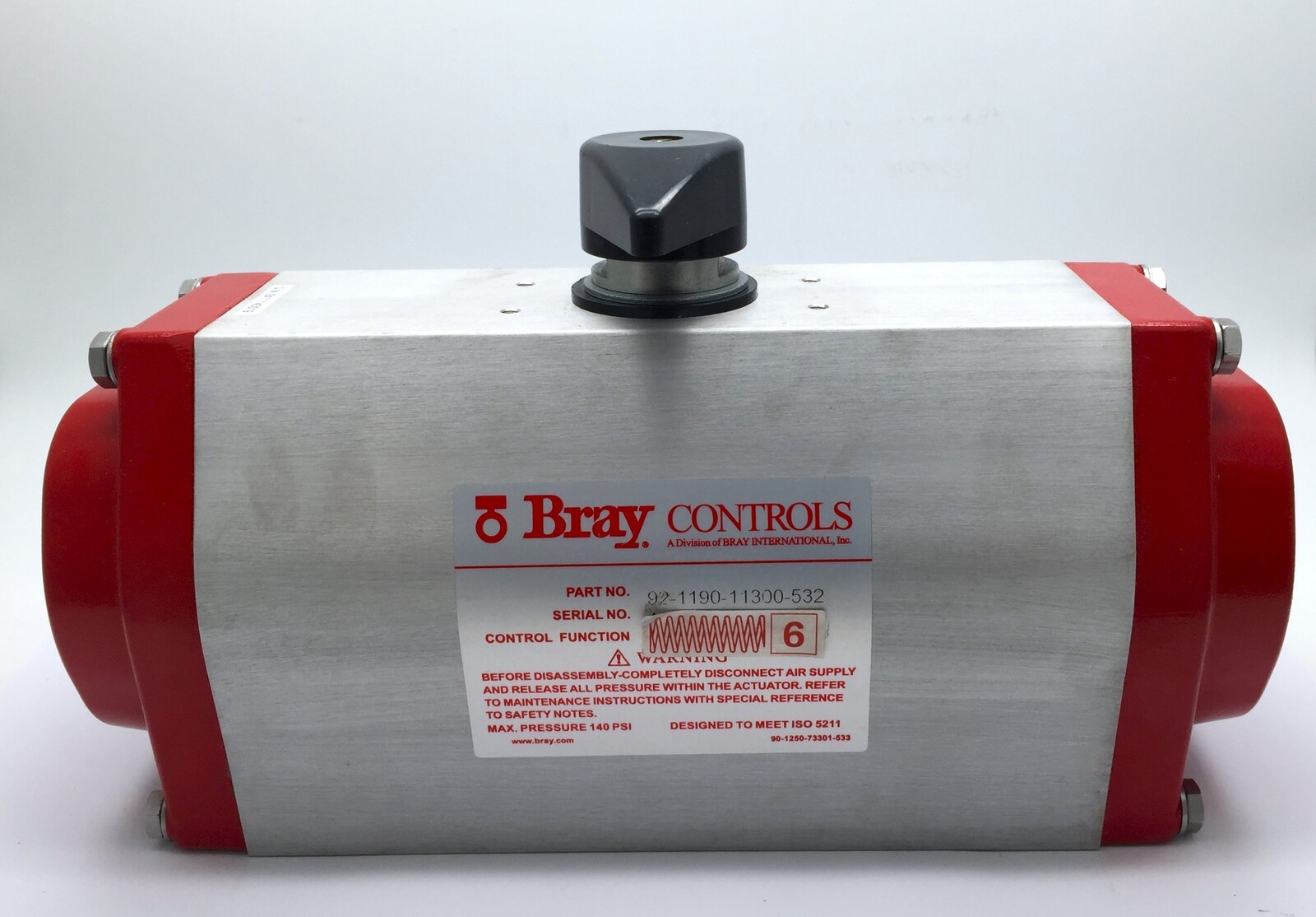 Bray Controls 92–1190-11300-532 Actuator Spring Return Series 92