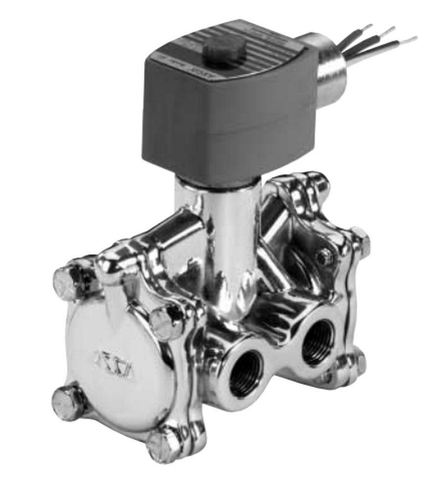 Asco Pneumatic Controls 8316 3/8 In. 120V 3-Way Solenoid Valve 125 Psi