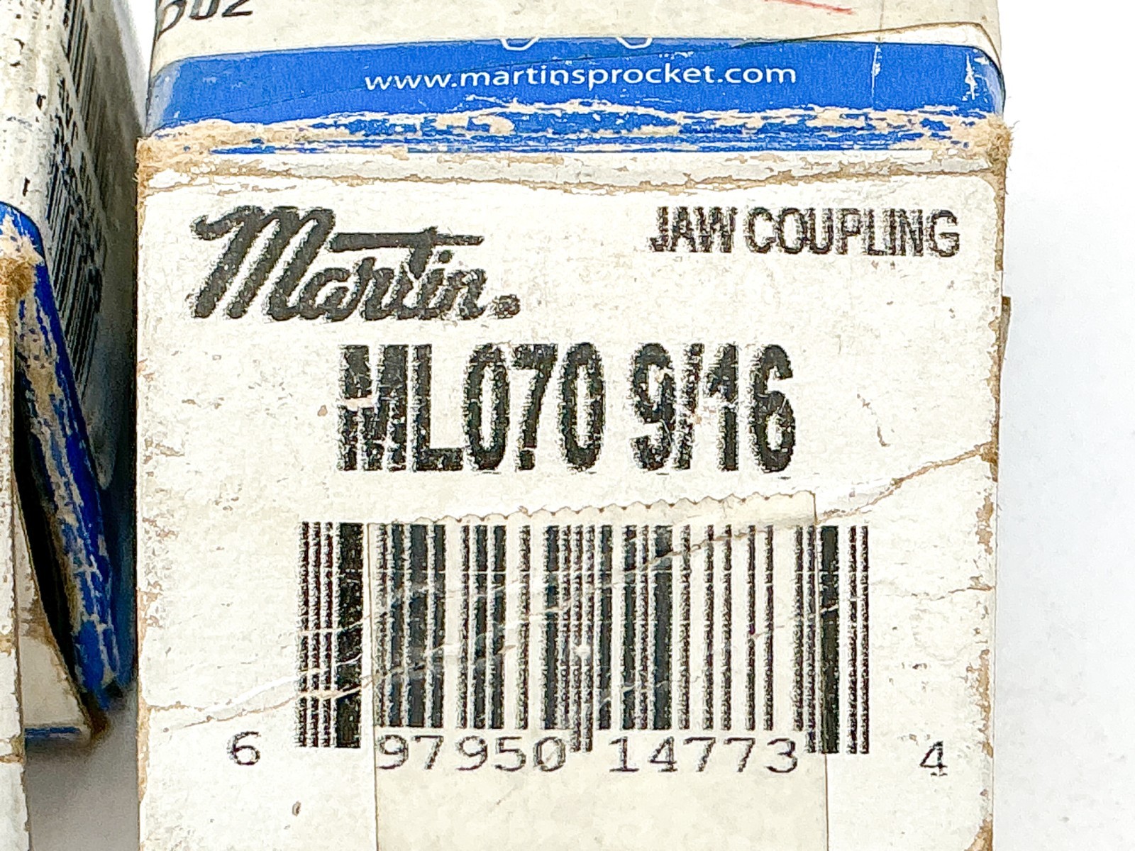 New Lot of 2 Martin ML070-9/16 Coupling Jaw 9/16″ Bore