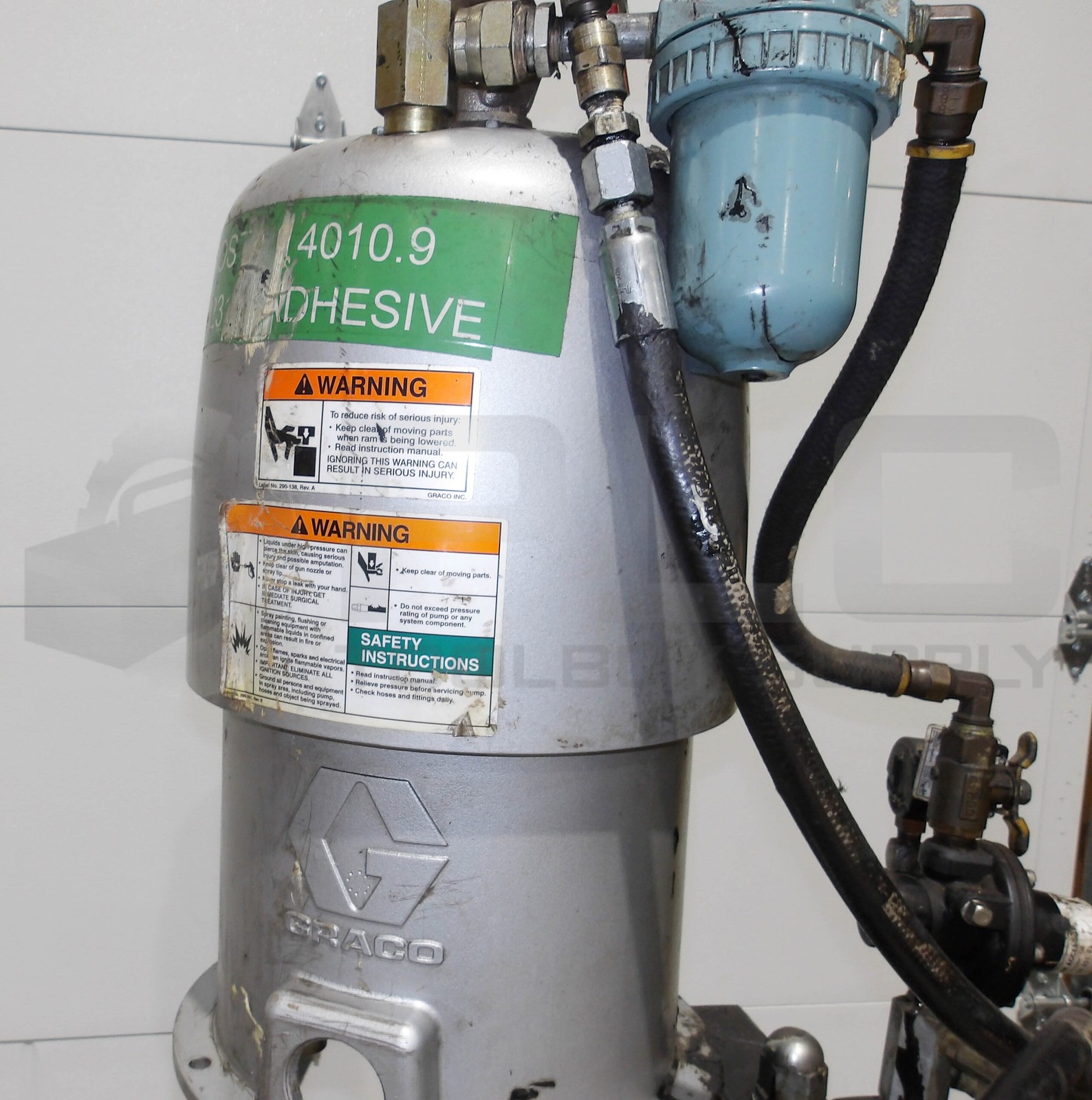 GRACO BULLDOG 231115 SINGLE POST RAM SERIES D02C PUMP