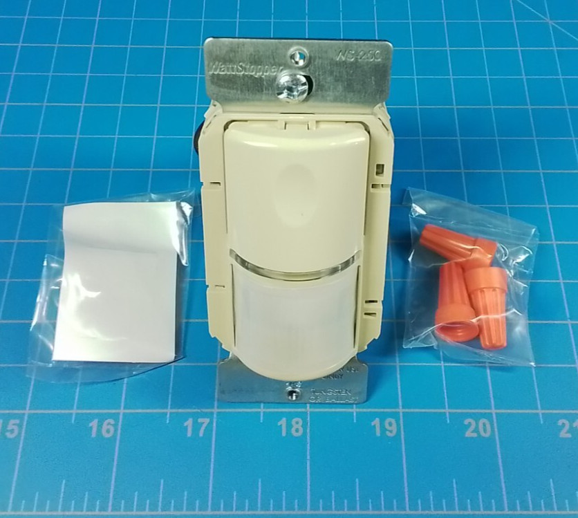 Watt Stopper WS-250-I Passive Infrared Wall Switch Sensor Ivory
