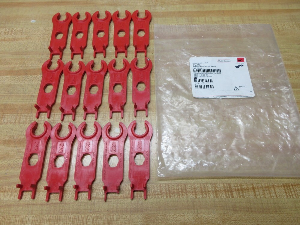 Staubli 32.6024 Multi-Contact Spanner Tool PV-MS Red (Pack of 15)