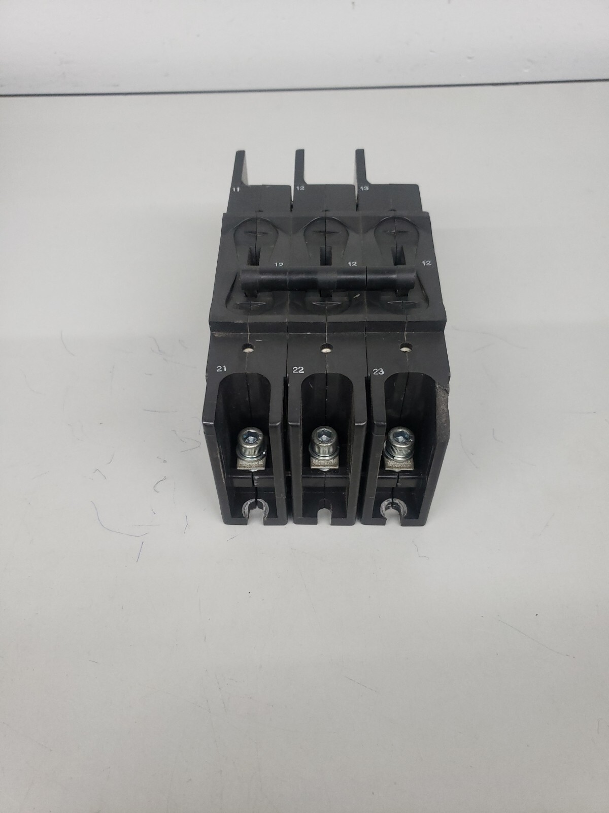 1- AIRPAX HH83XB428-B CIRCUIT BREAKER 12 Amps 3 Poles, USED~ OBSOLETE BREAKER !!