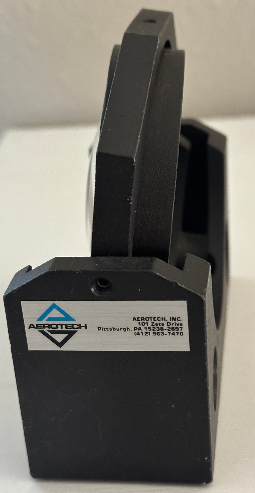 Aerotech A01M110-3 Optical Gimbal Mount with lage plano-convex lenses