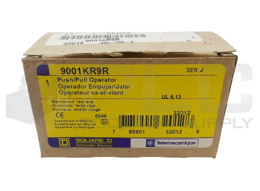 NEW SQUARE D 9001 KR9R /J PUSH/PULL OPERATOR 32012