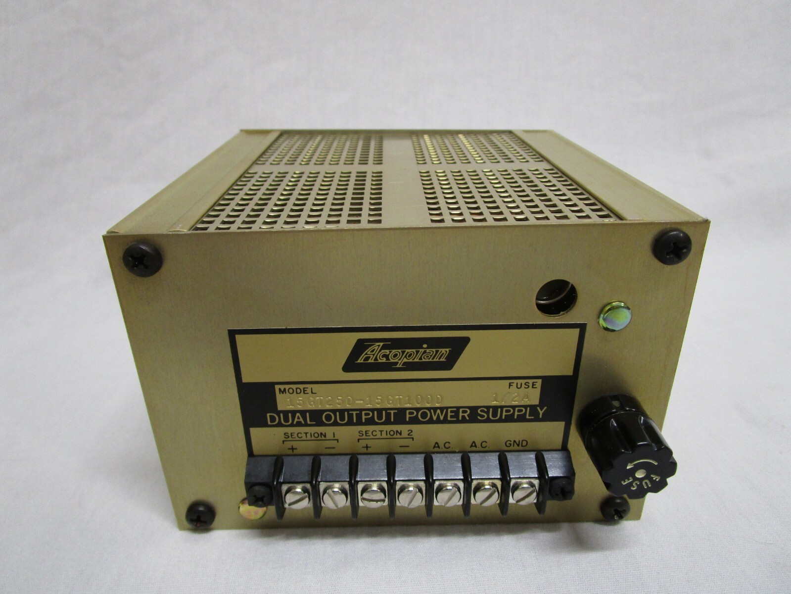 NEW ACOPIAN 15GT25D-15GT100D POWER SUPPLY
