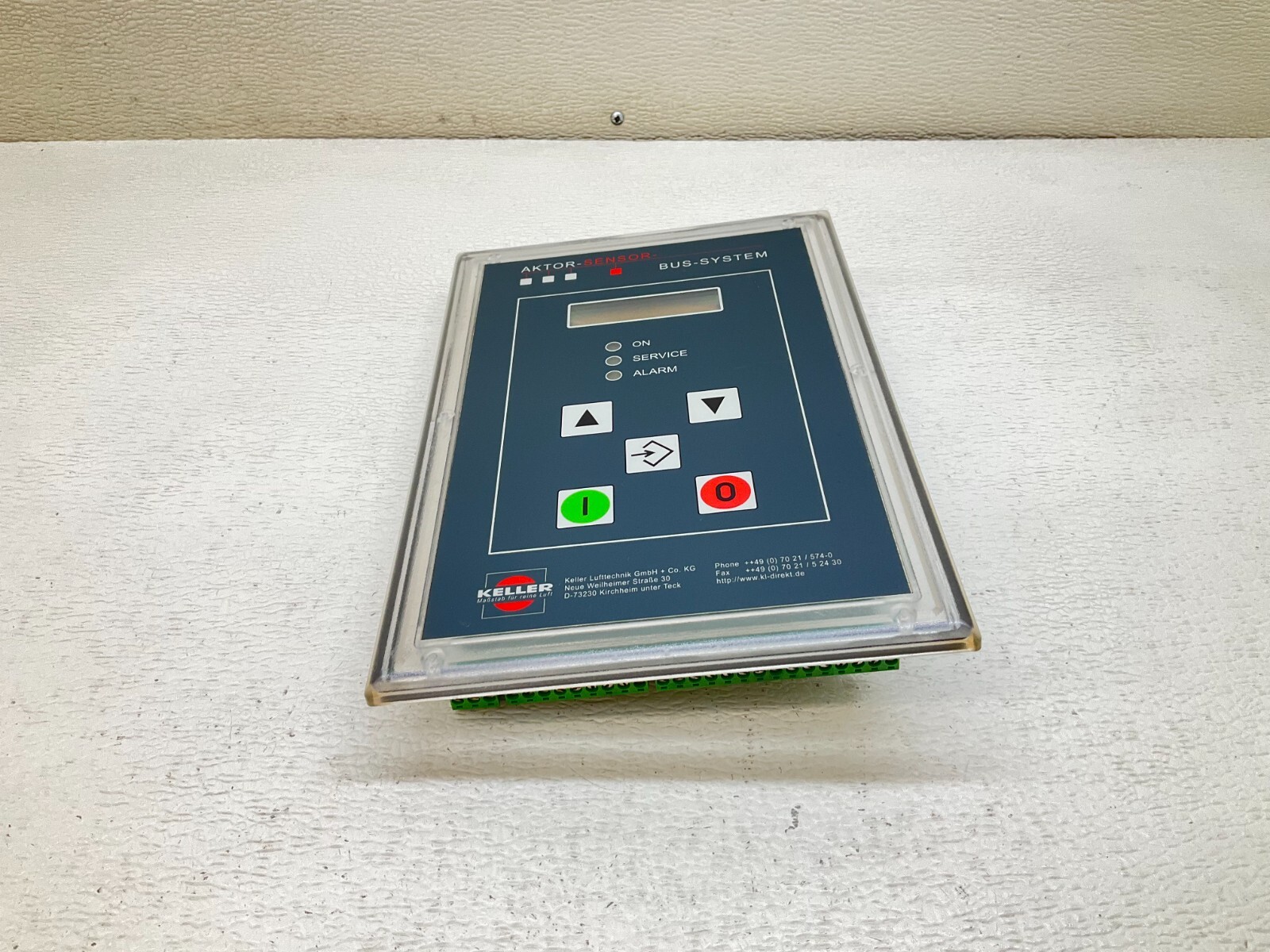 Keller Aktor Sensor RM-410C Bus-System Control Panel RM-400_410 Rev. 0 (TSC)