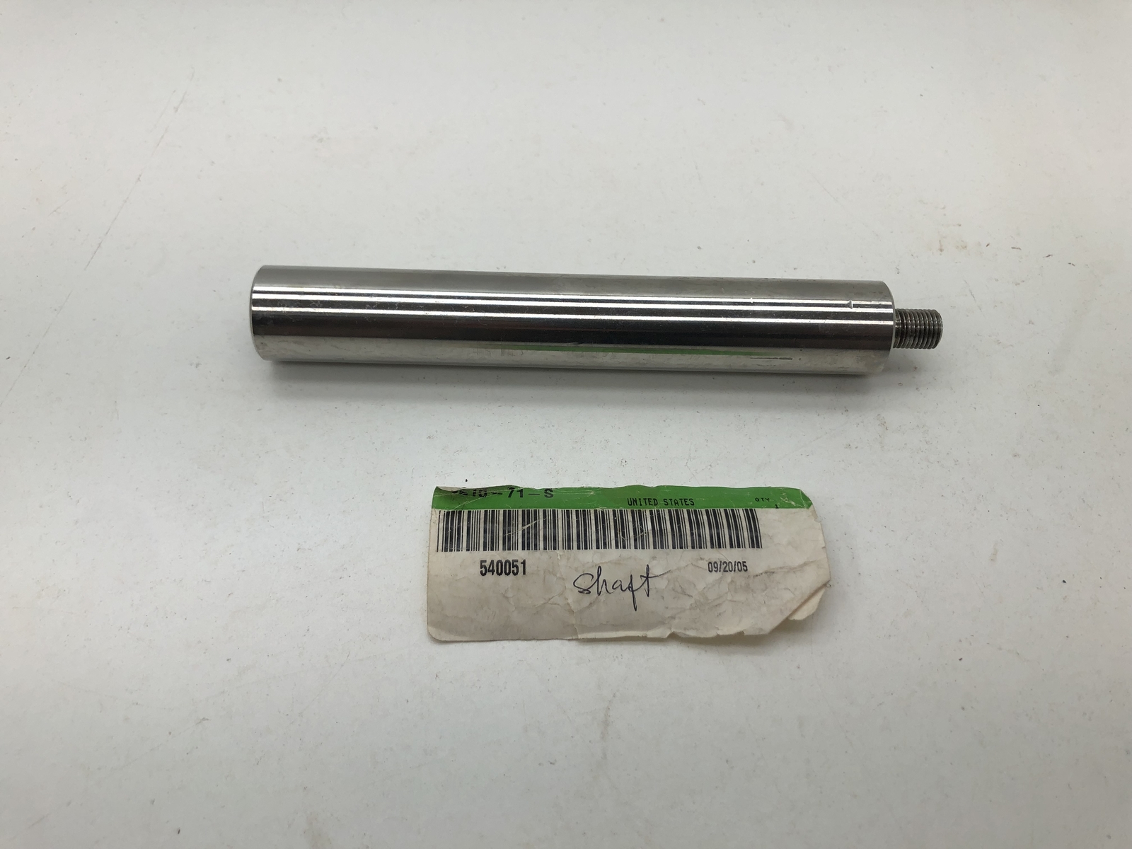 THOMSON 540051 THREADED LINEAR STEEL SHAFT