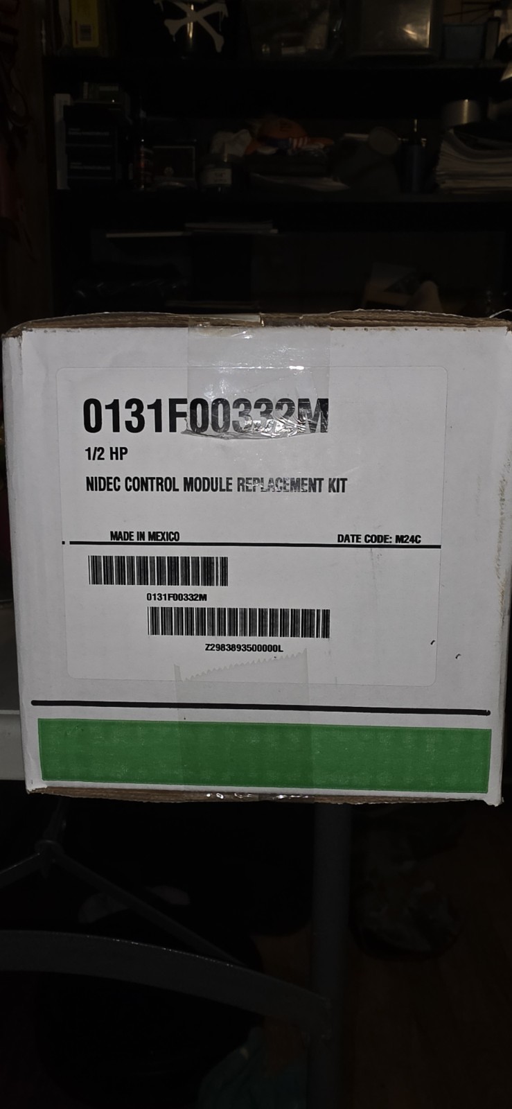 NEW Nidec 0131F00332M 1/2HP Blower Motor