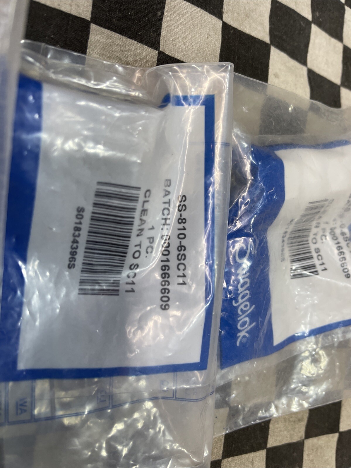 SWAGELOK UNION 1/2″ SS-810-6SC11, SS8106SC11, LOT OF 3, SHIPSAMEDAY#1649F8
