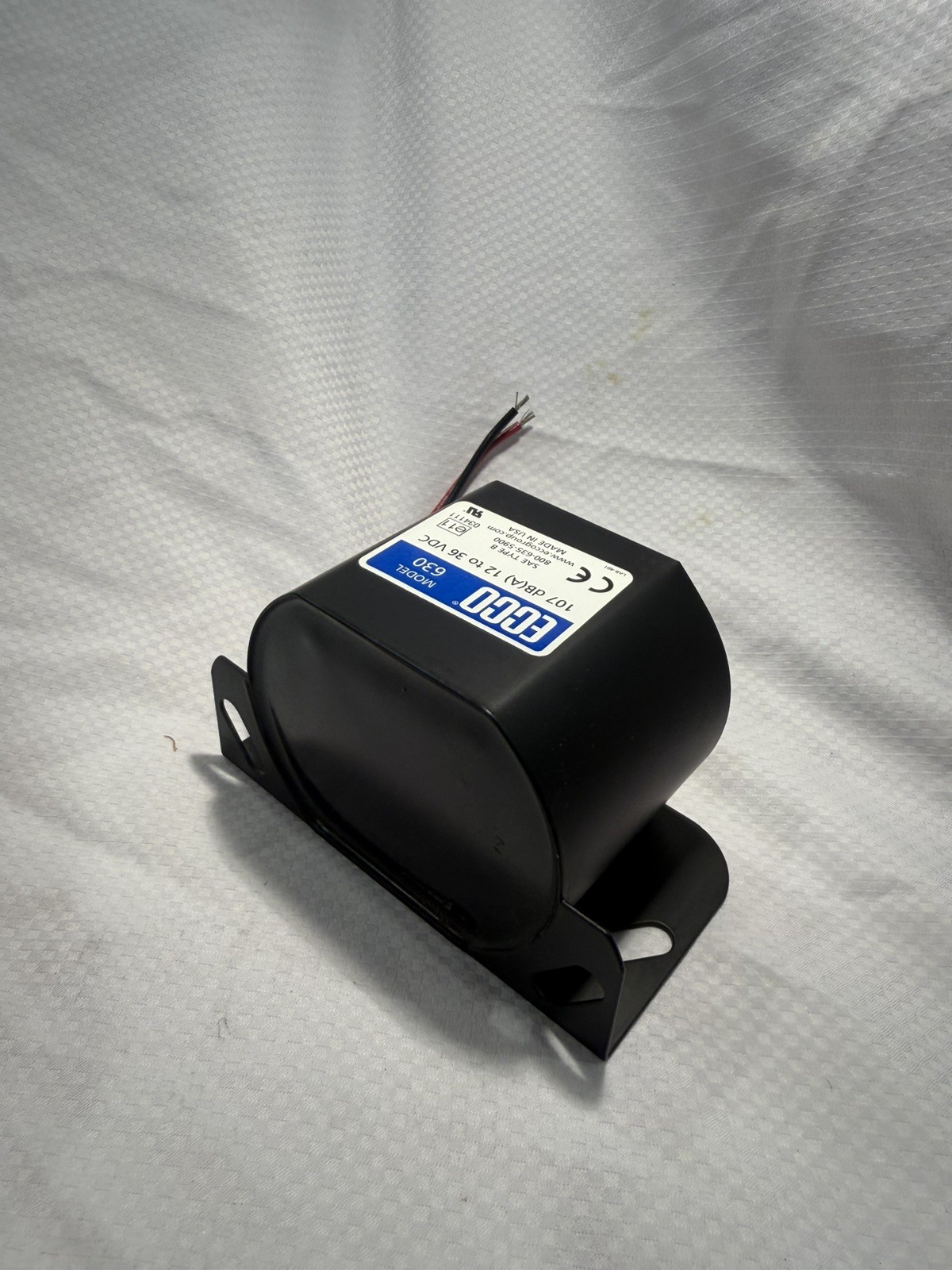 NEW ECCO 630 BACK UP ALARM TYPE B 12-36 VDC