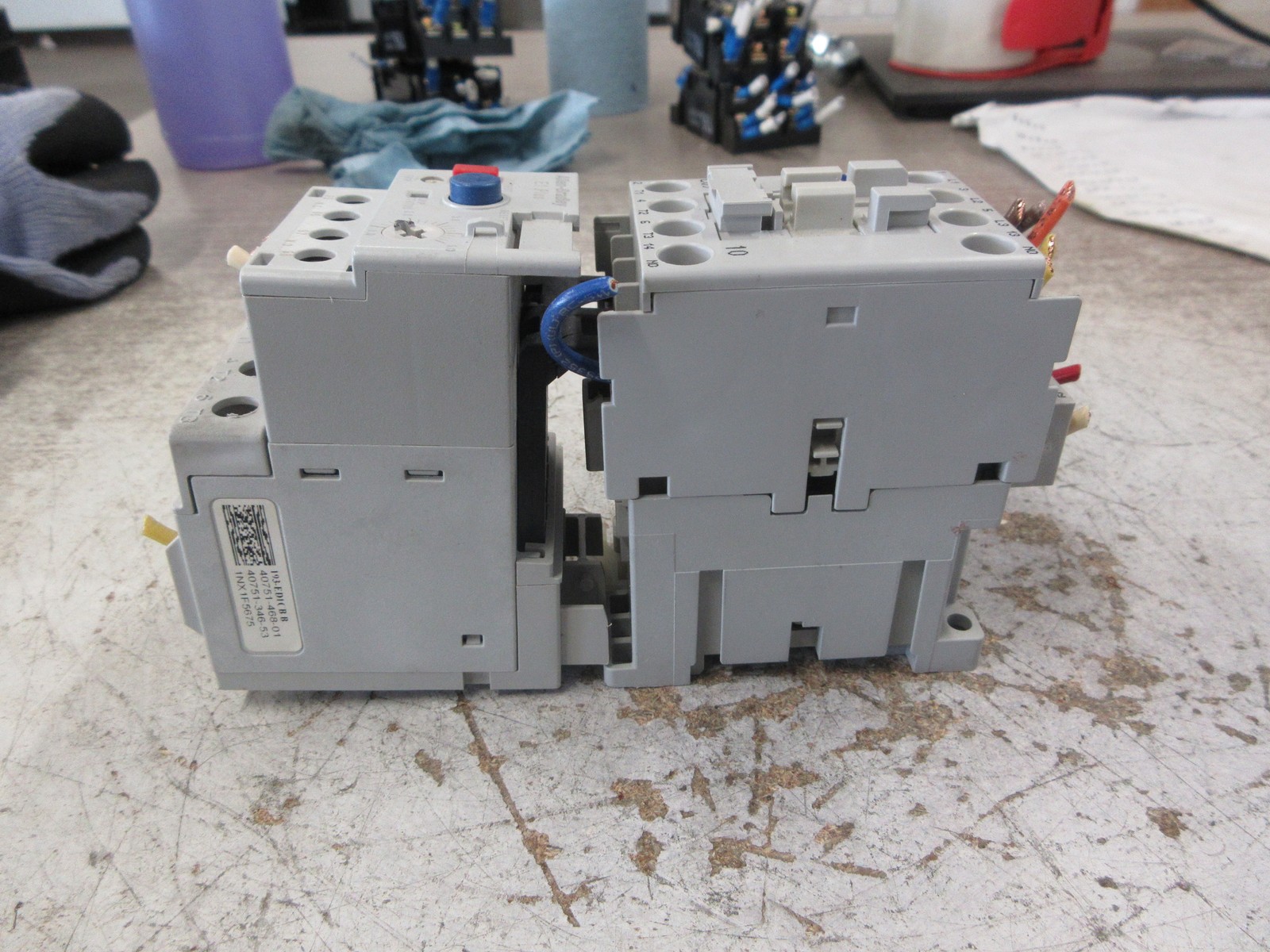 Allen-Bradley Starter 100-C09*10/193-ED1CB 120V Coil Trip: 1-5A Used
