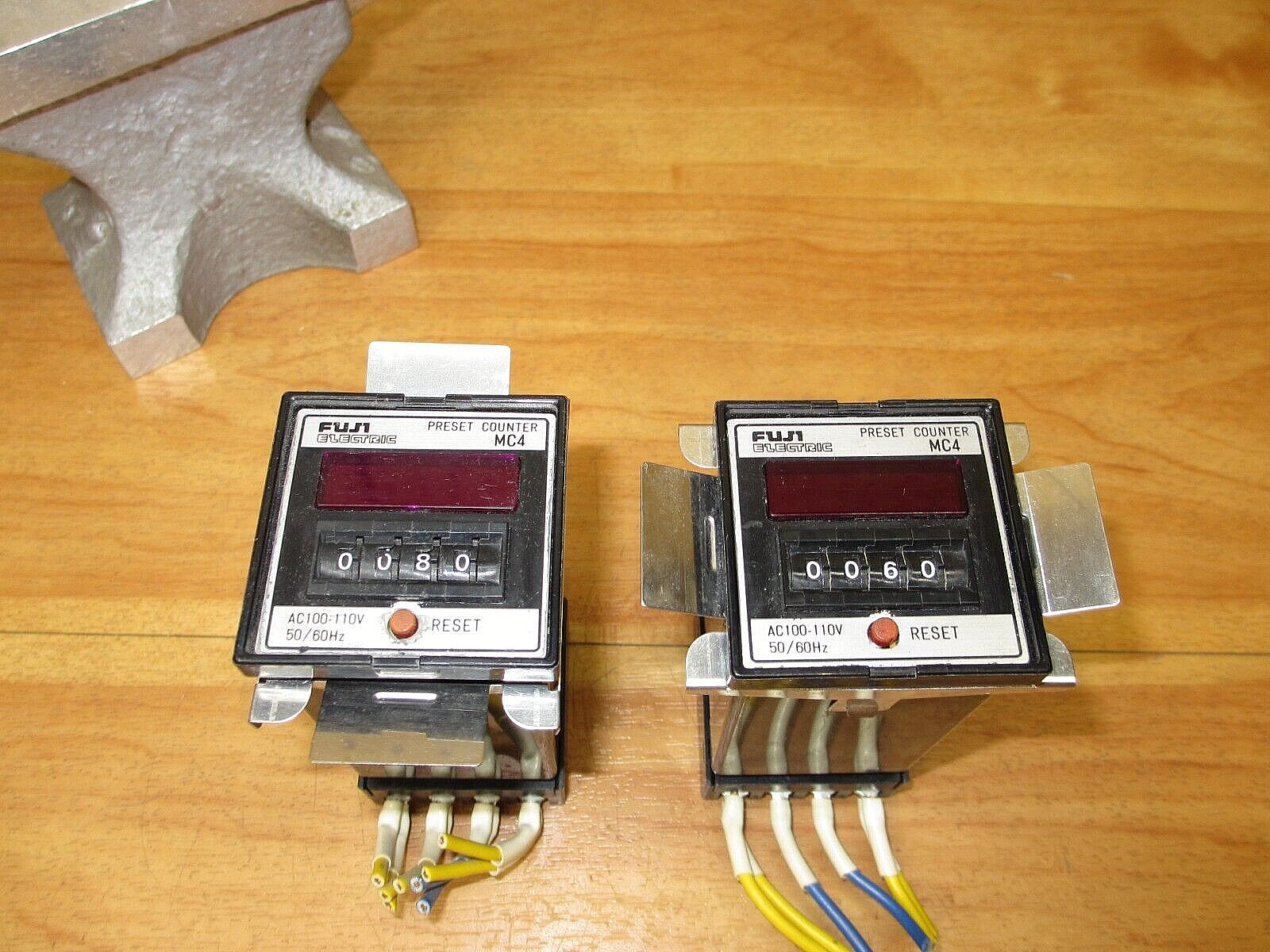 Fuji MC4-DS (LOT OF 2) *USED* Preset Counter MC4