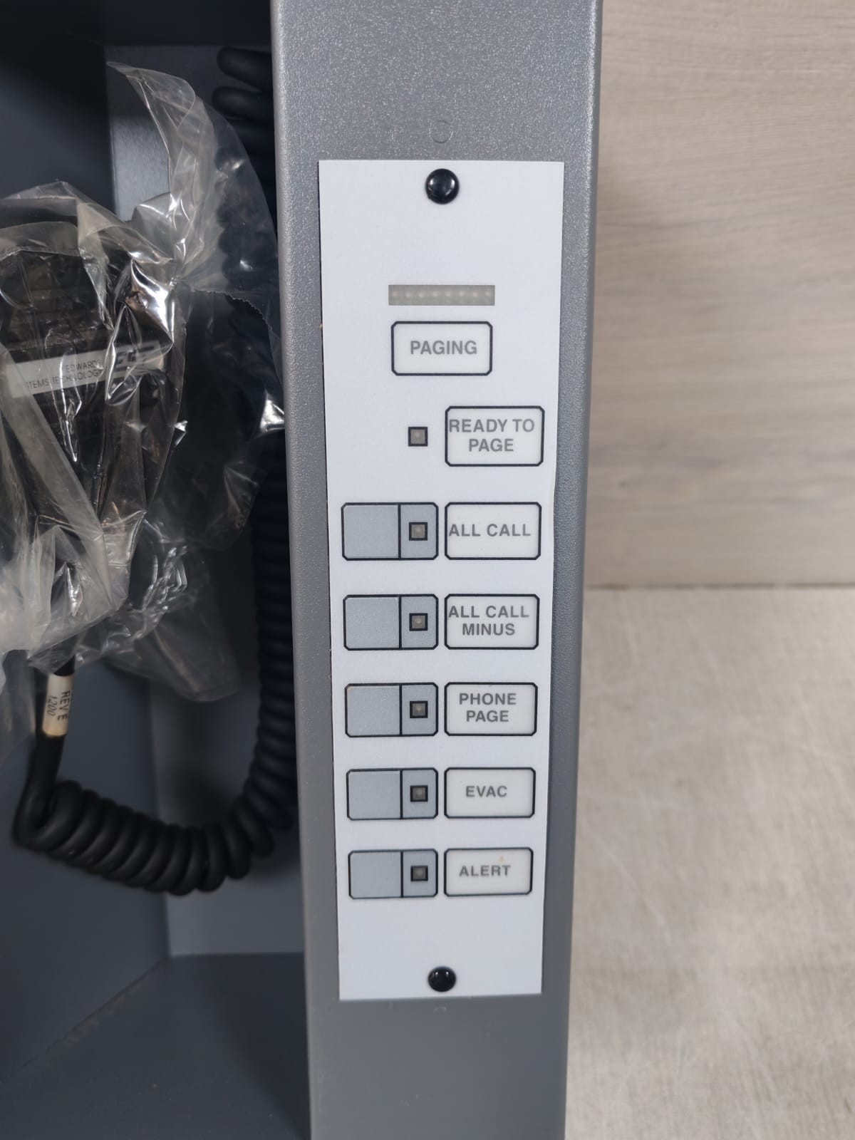EDWARDS EST 3-ASU MICROPHONE / PAGING CONTROL AUDIO SOURCE UNIT