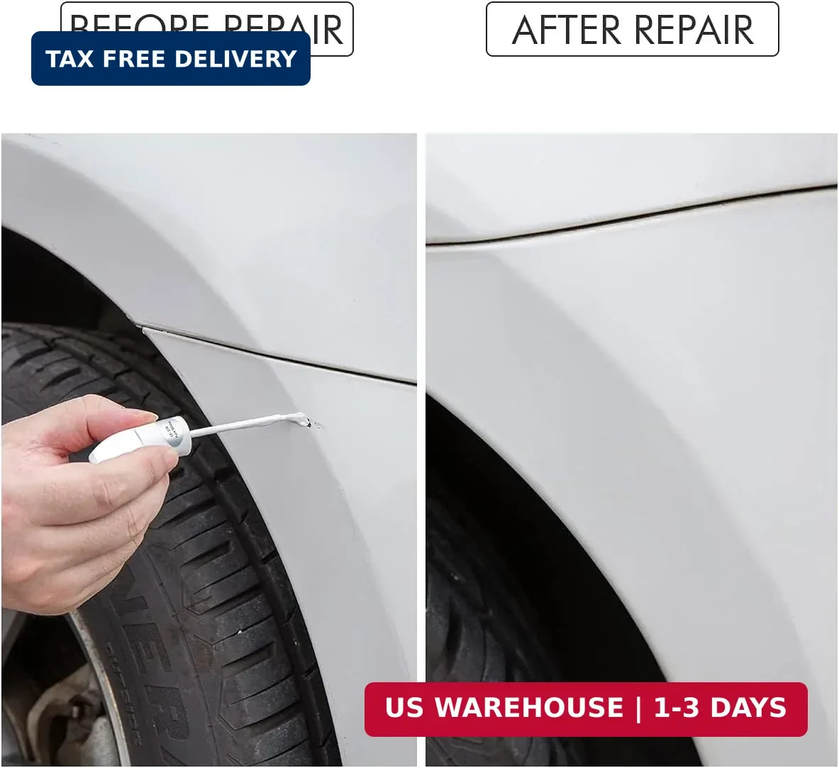 Touch Up Paint for Cars Paint Scratch Repair, Waterproof Auto Scratch Remover Pe