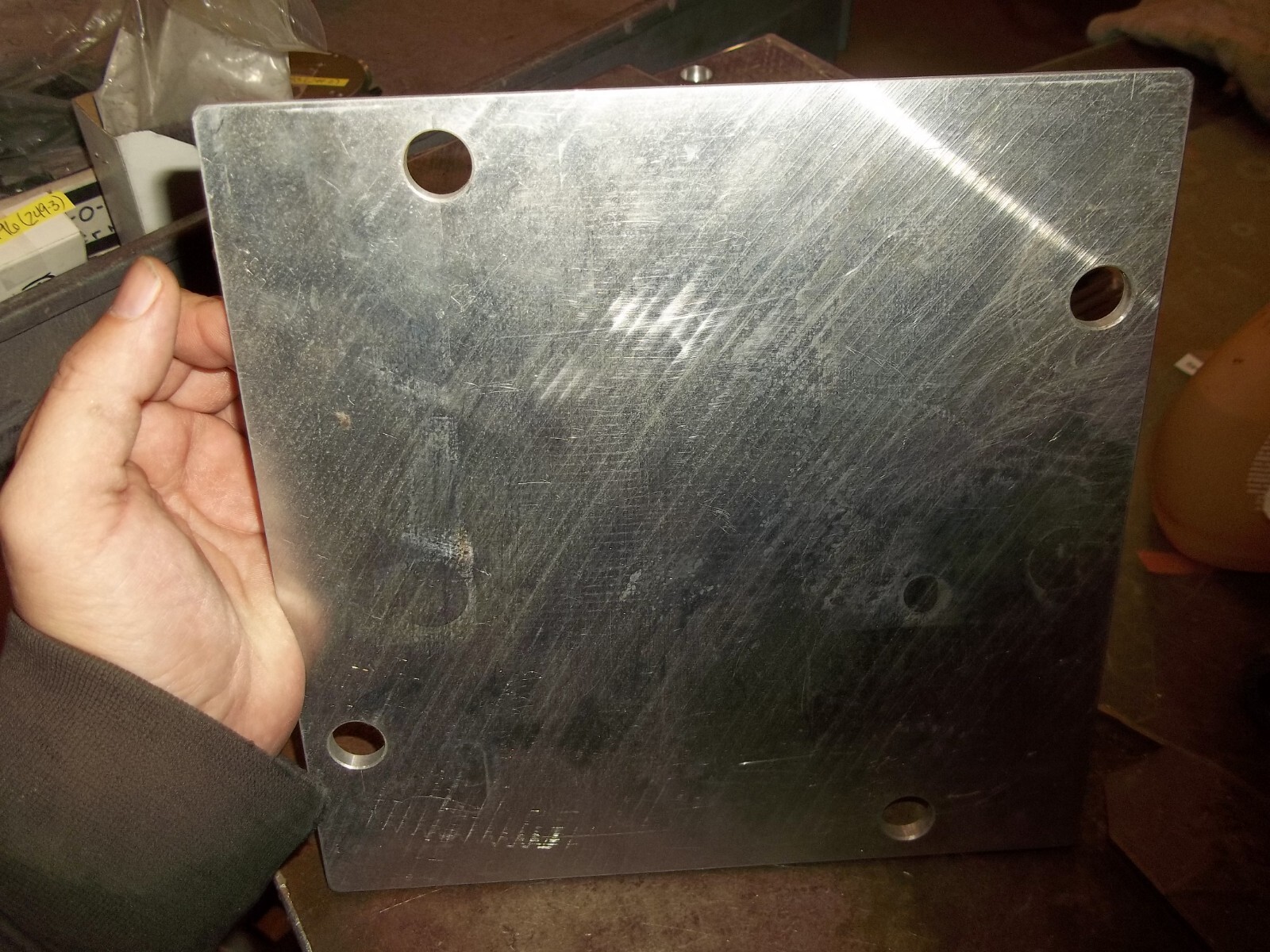 BOSCH REXROTH 8981004969 PALLET PLATE CARRYING PLATE 240 X 240 6.35AL (114)