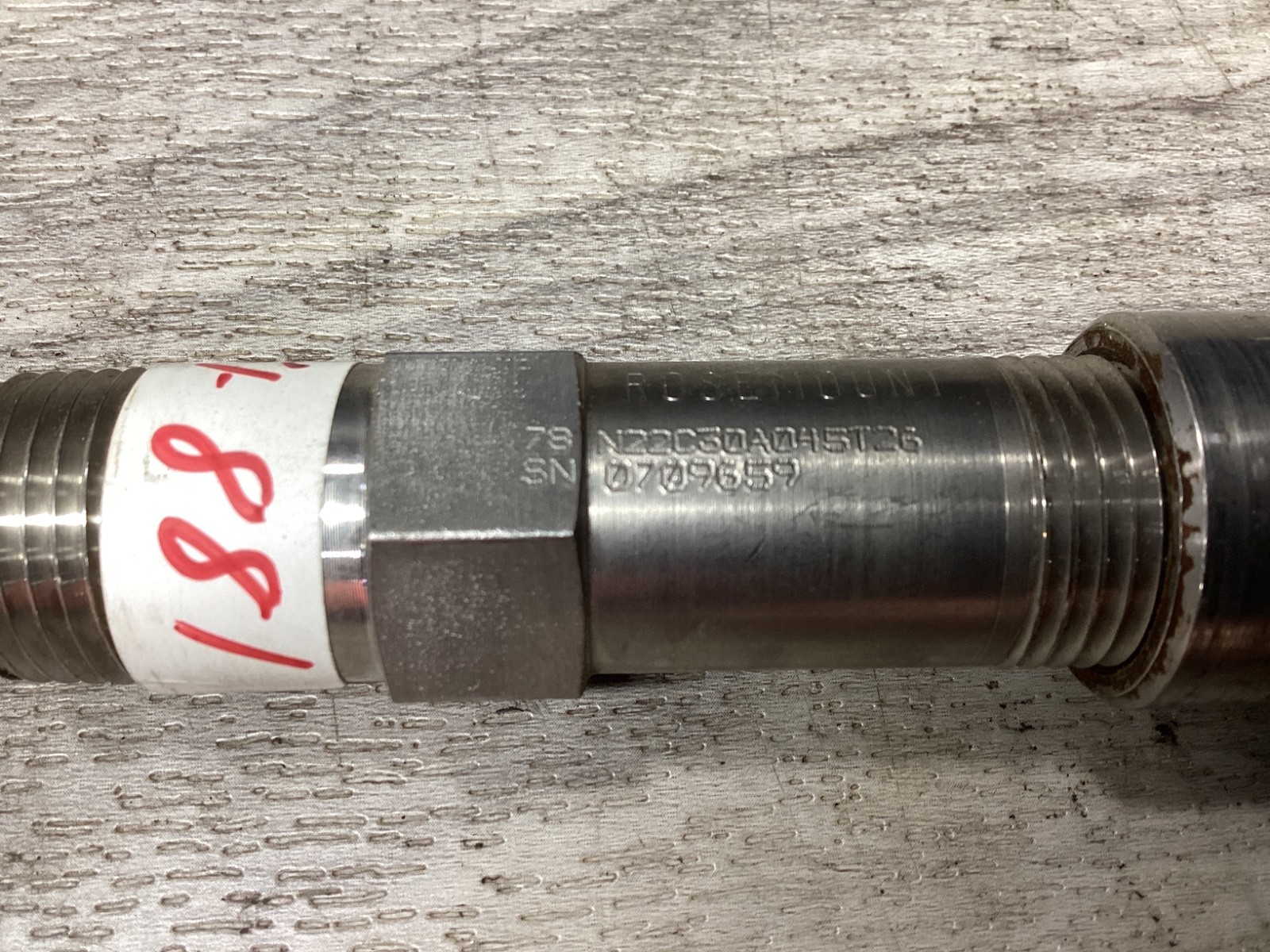 ROSEMOUNT 78N22C30A405T26 PROBE #123F245