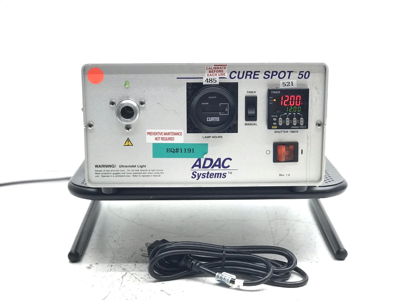 ADAC systems Cure Spot 50 UV Ultraviolet Curing Unit
