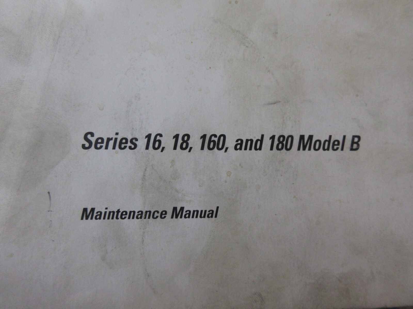 HARDINGE COBRA GE FANUC 16 18 160 180 MODEL B MAINTENANCE MANUAL GFZ-62445E03/03