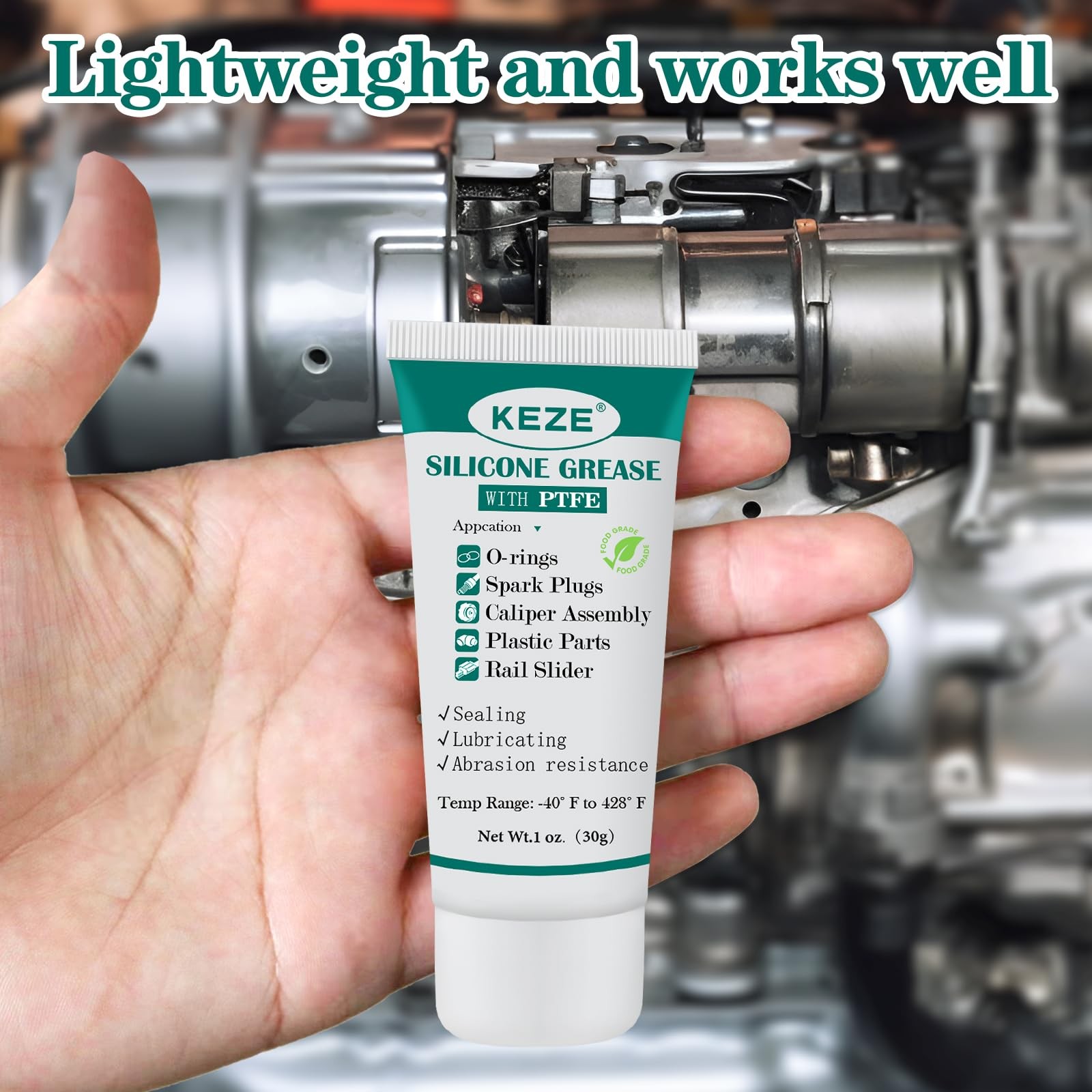 Silicone Grease Tube PTFE Synthetic Lubricant Sliding Door Grease Automotive …