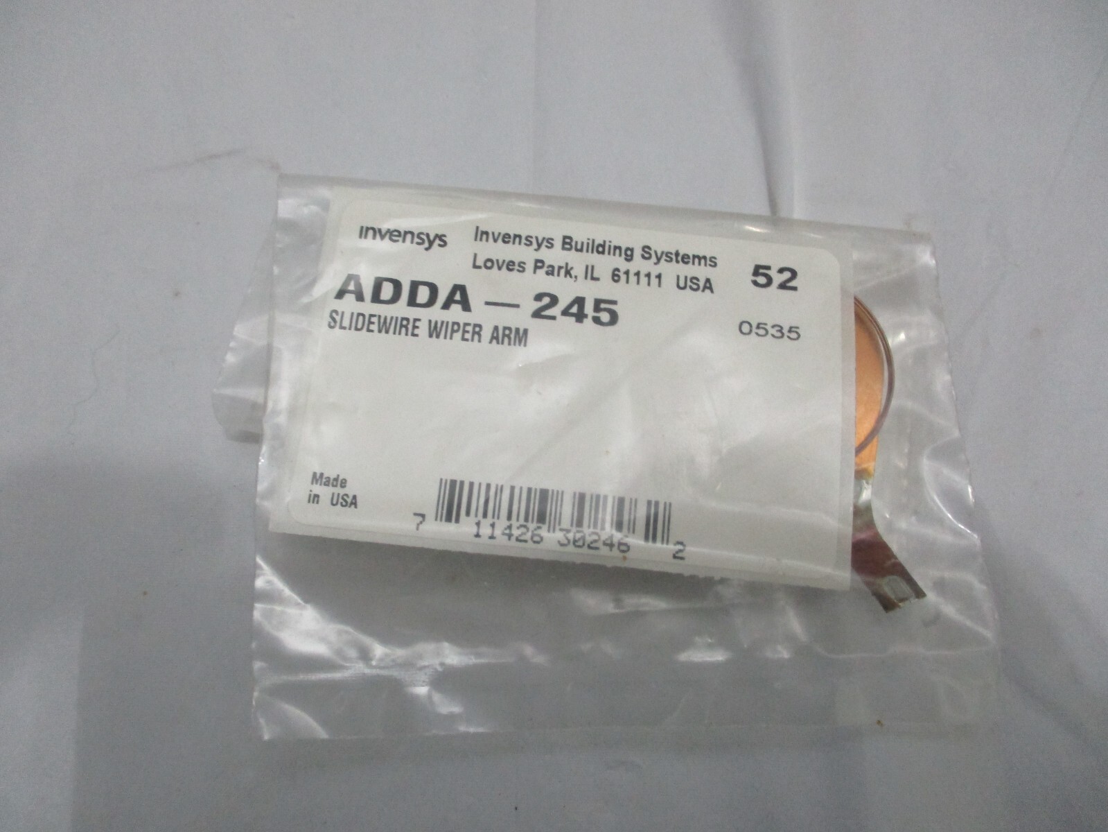 Invensys Schneider Electric (Barber Colman) ADDA-245 Slidewire Wiper Arm