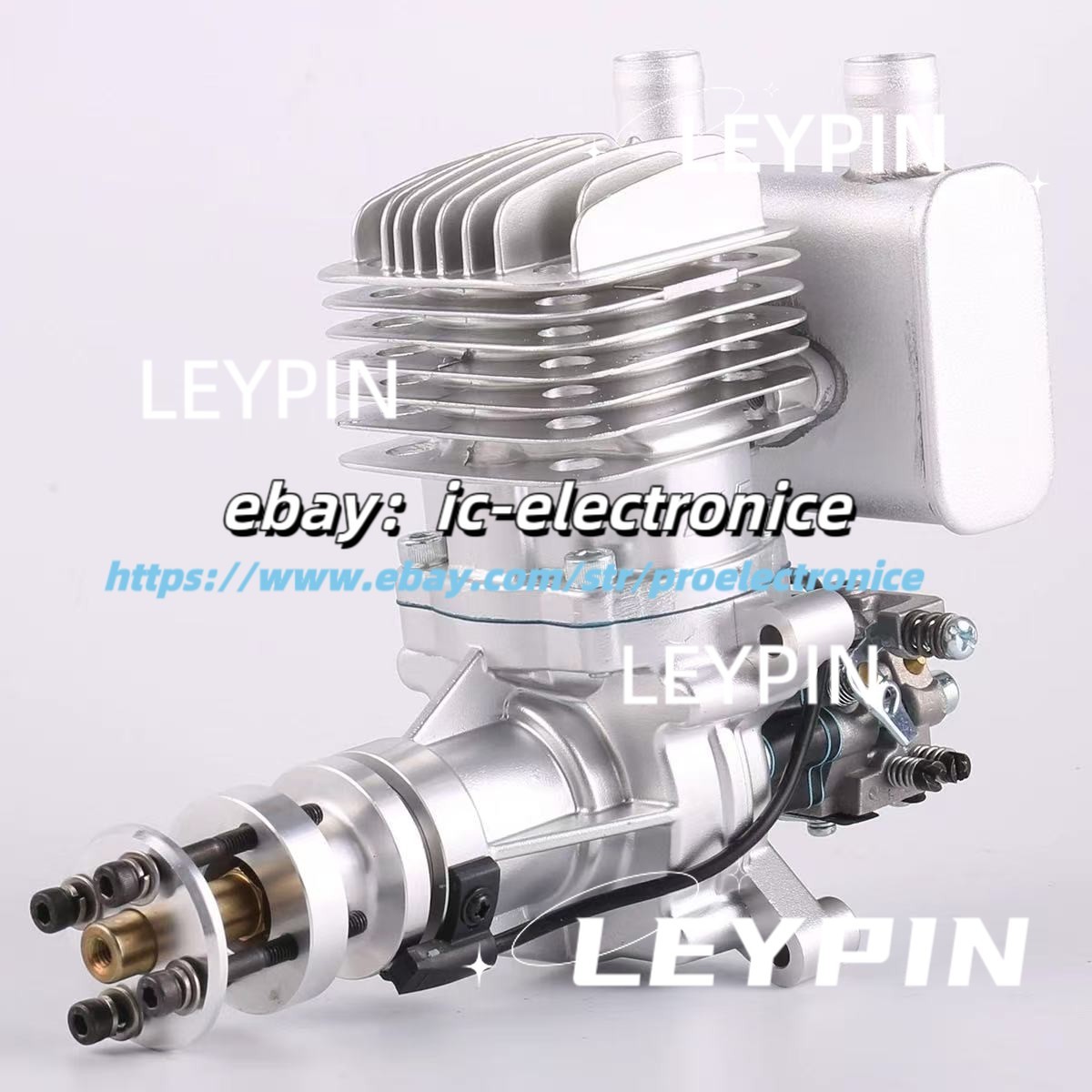 1pcs DLE35RA Engine W/Electronic Igniton &Muffler For 30CC 35CC RC Plane&ic