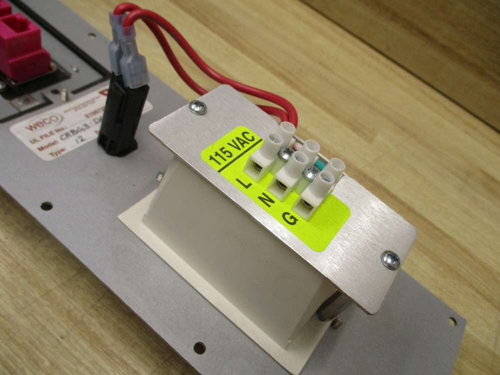 Weco CRBG3-DEMATIC-20 Duplex Receptacle CRBG3DEMATIC20