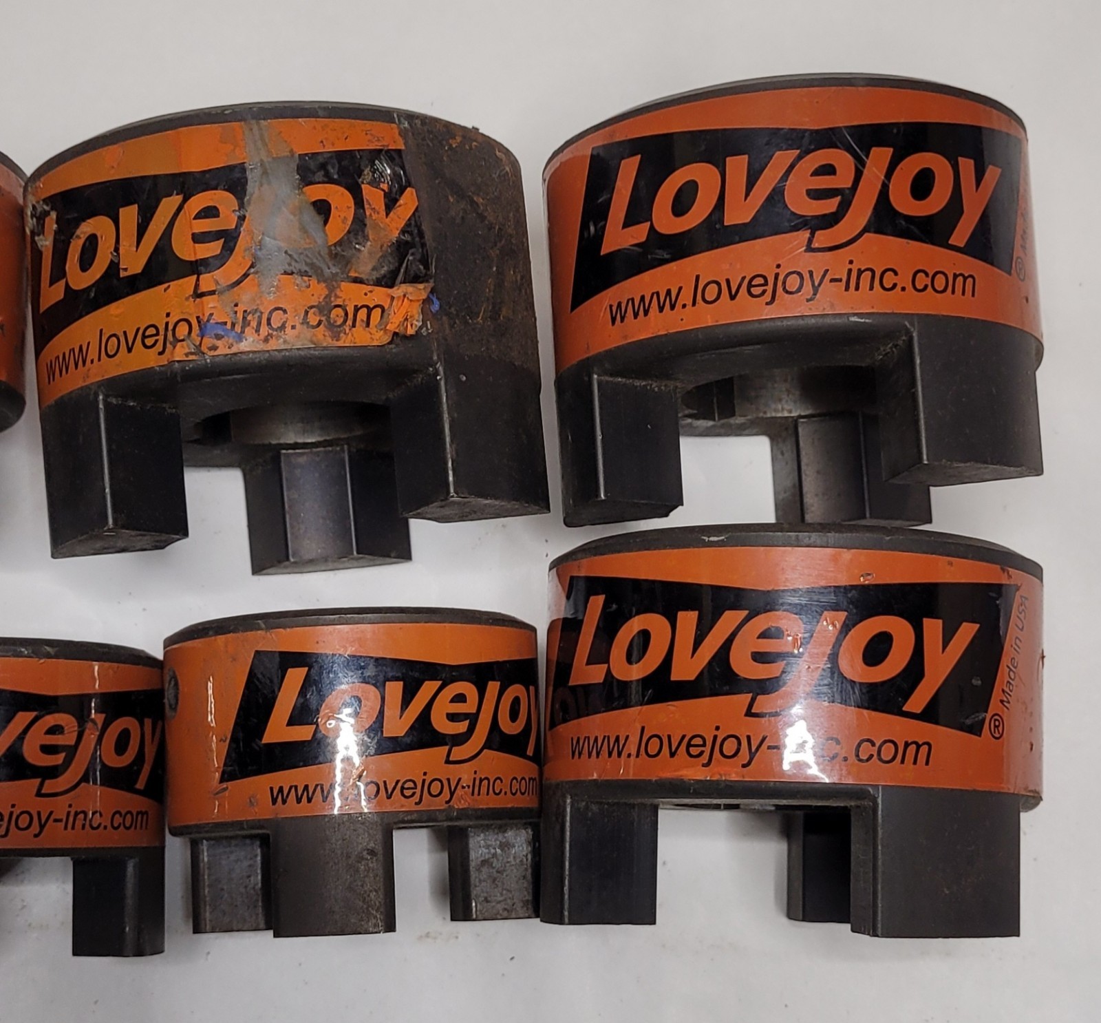 Lot Of 8 Lovejoy L-110 L-100 Couplings 1.125 1.250 1.375 1.625 1 1/8 1/4 3/8 5/8
