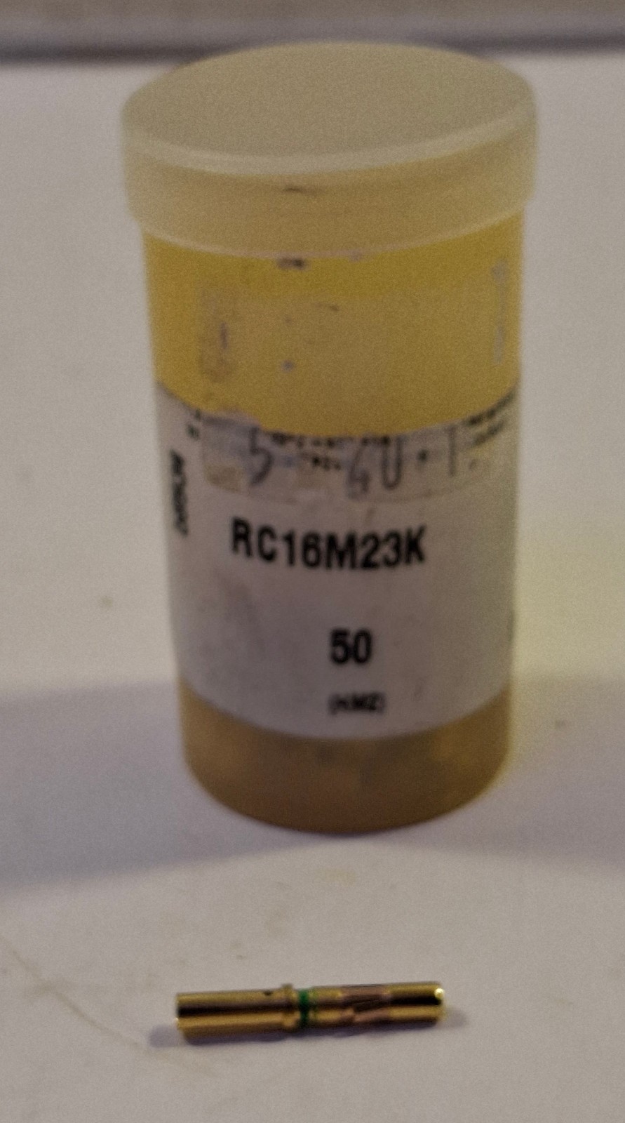 50 NEW SOURIAU RC16M23K SOCKET CONTACT GOLD CRIMP NNB ***MAKE OFFER***