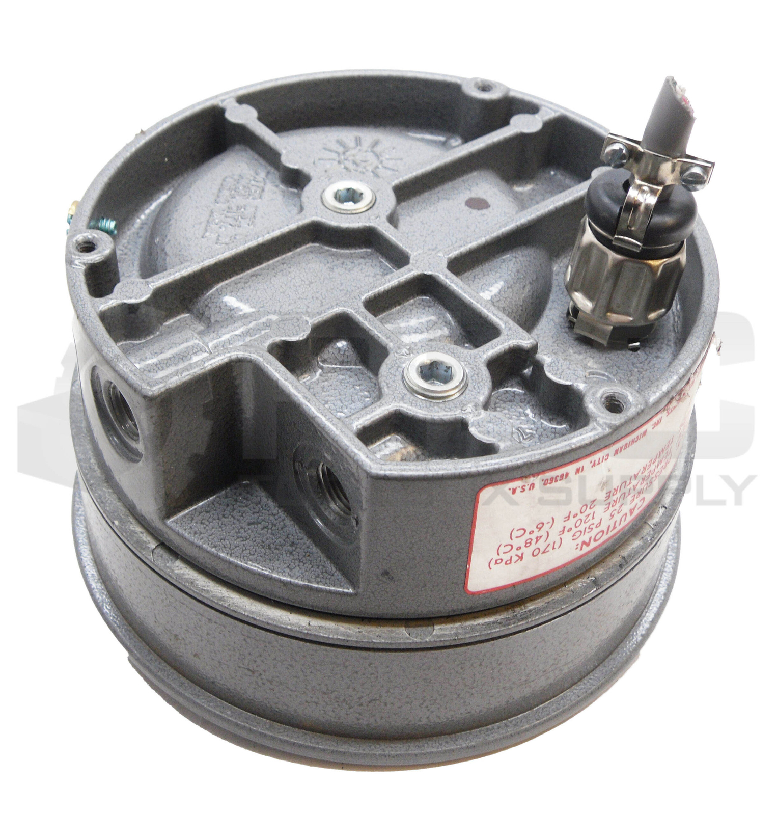DWYER 3000MR PRESSURE GAUGE 0-10″ 25 PSIG 24VDC1A
