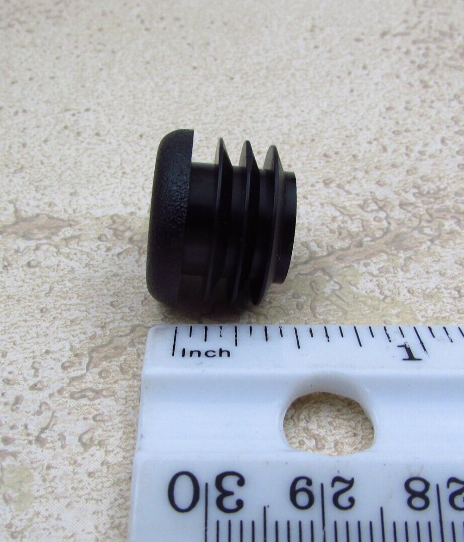 QTY 10 Plastic 3/4″ Inch OD, 12-20 Gauge Round Tube End Cap Insert Plug Glide