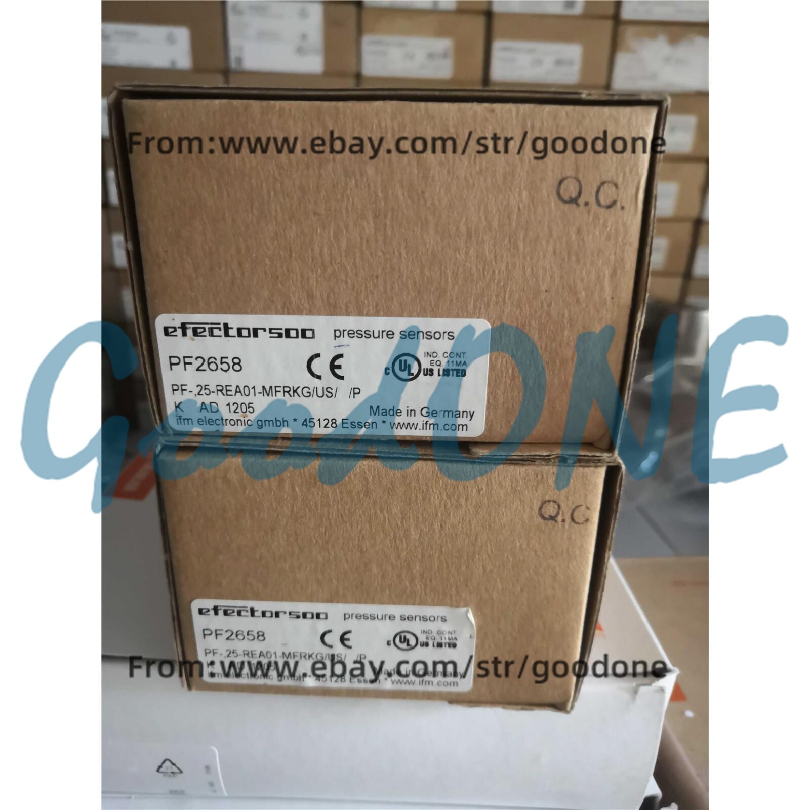 1PC NEW IFM Efector PF2658 Electronic Combined Pressure Sensor