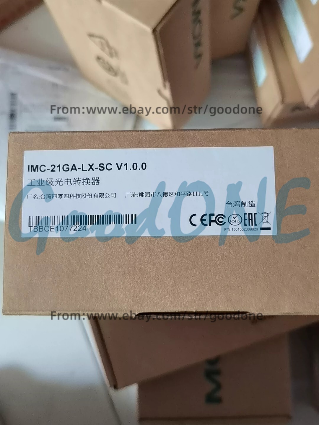 1PC NEW MOXA IMC-21GA-LX-SC-T Single-Mode Gigabit Wide-Temperature Transceiver