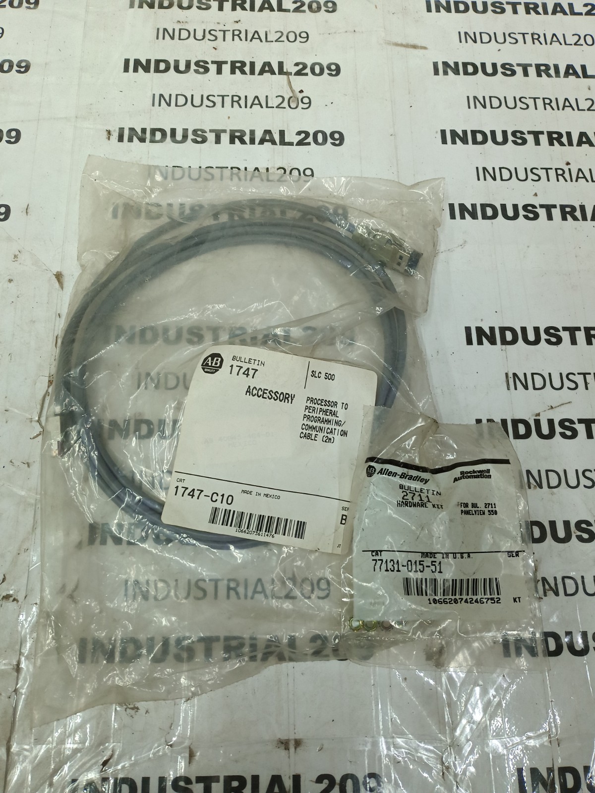 ALLEN BRADLEY 1747-C10 SERIES B PROCESSOR COMMUNICATION CABLE