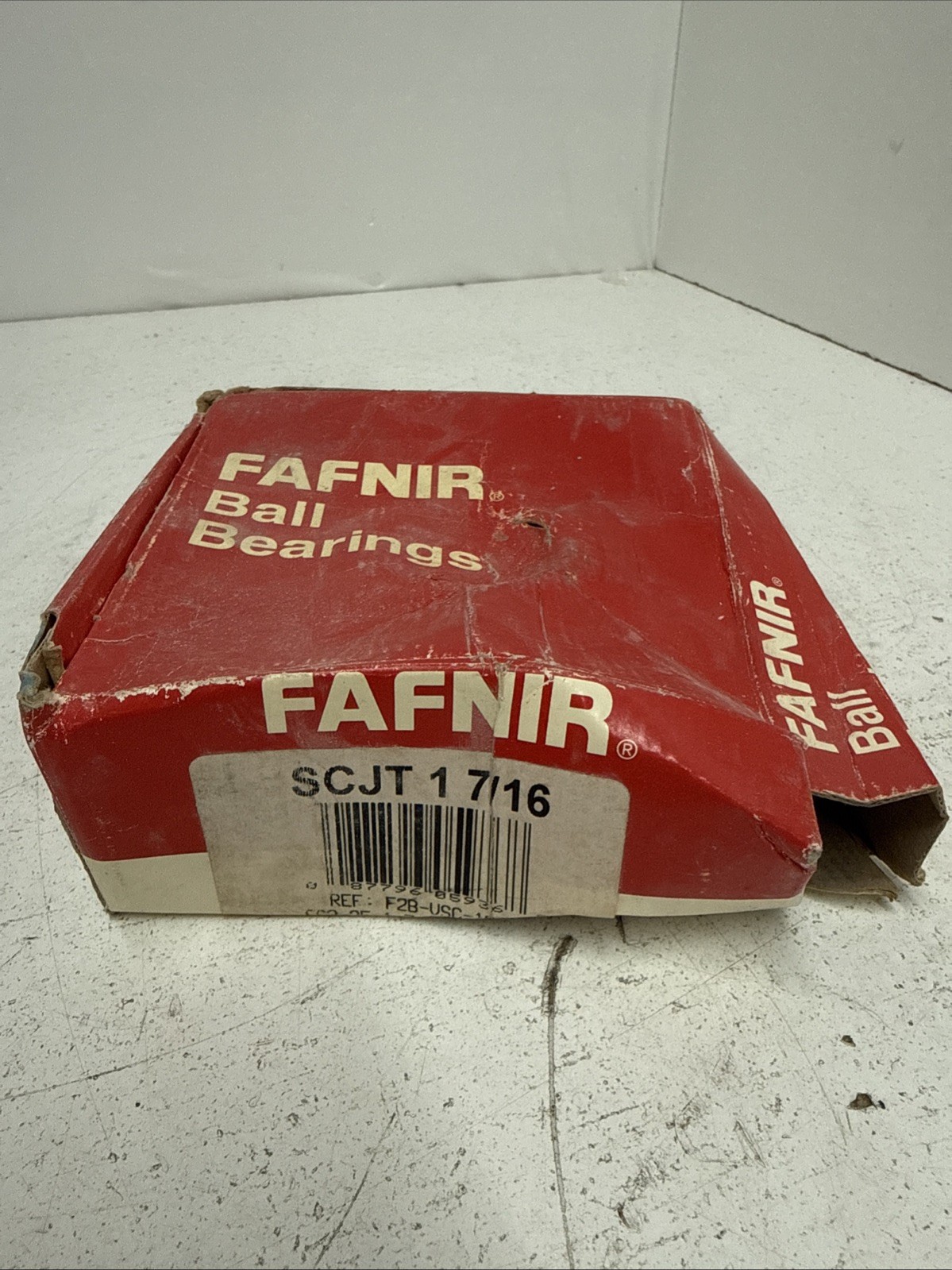 FAFNIR SCJT1-7/16 FLANGED 2 BOLT STANDARD DUTY BEARING WITH COLLAR **NOS**