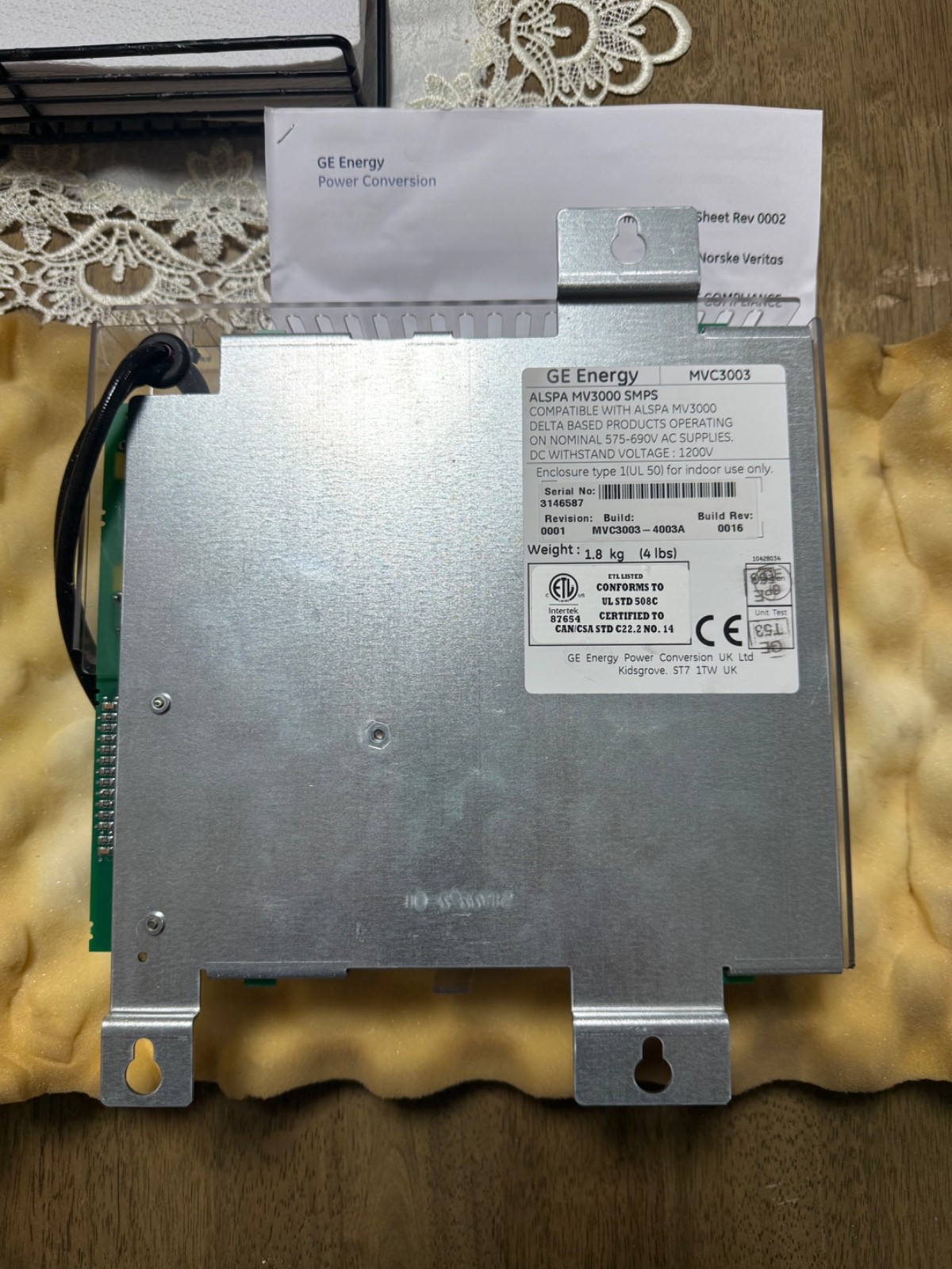 GE Converteam Alstom MVC3003-4003A ALSPA MV3000 SMPS Power Supply New Open Box