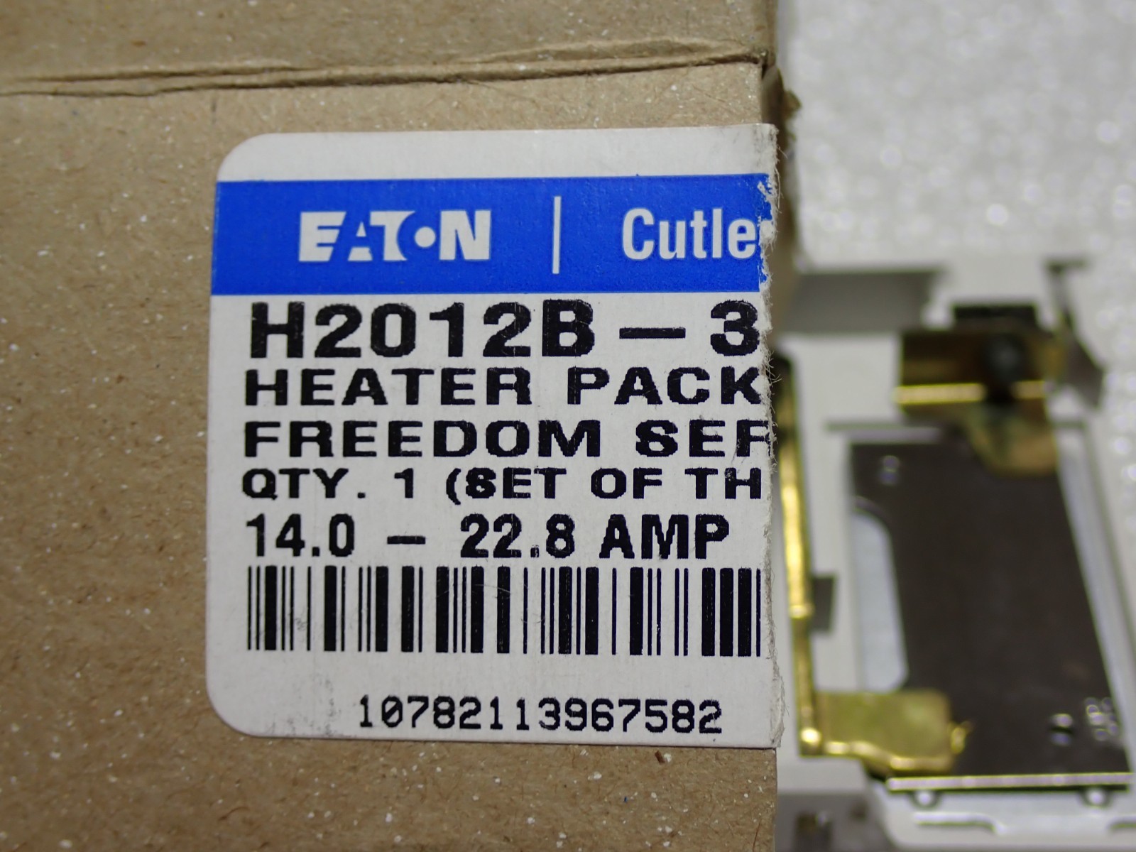Eaton H2012B-3 Heater Element Pack – Pack of 3 NEW