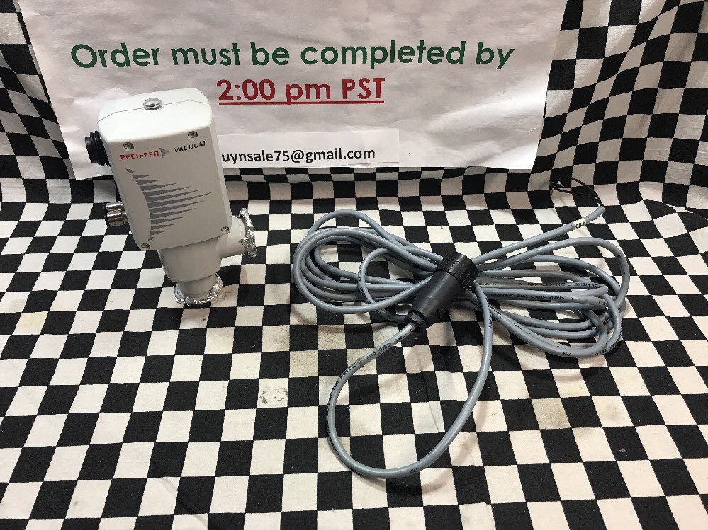 PFEIFFER VACUUM ANGLE VALVE KF-25 D-35614, EVB025PX, PFA48232, Shipsameday#141B9