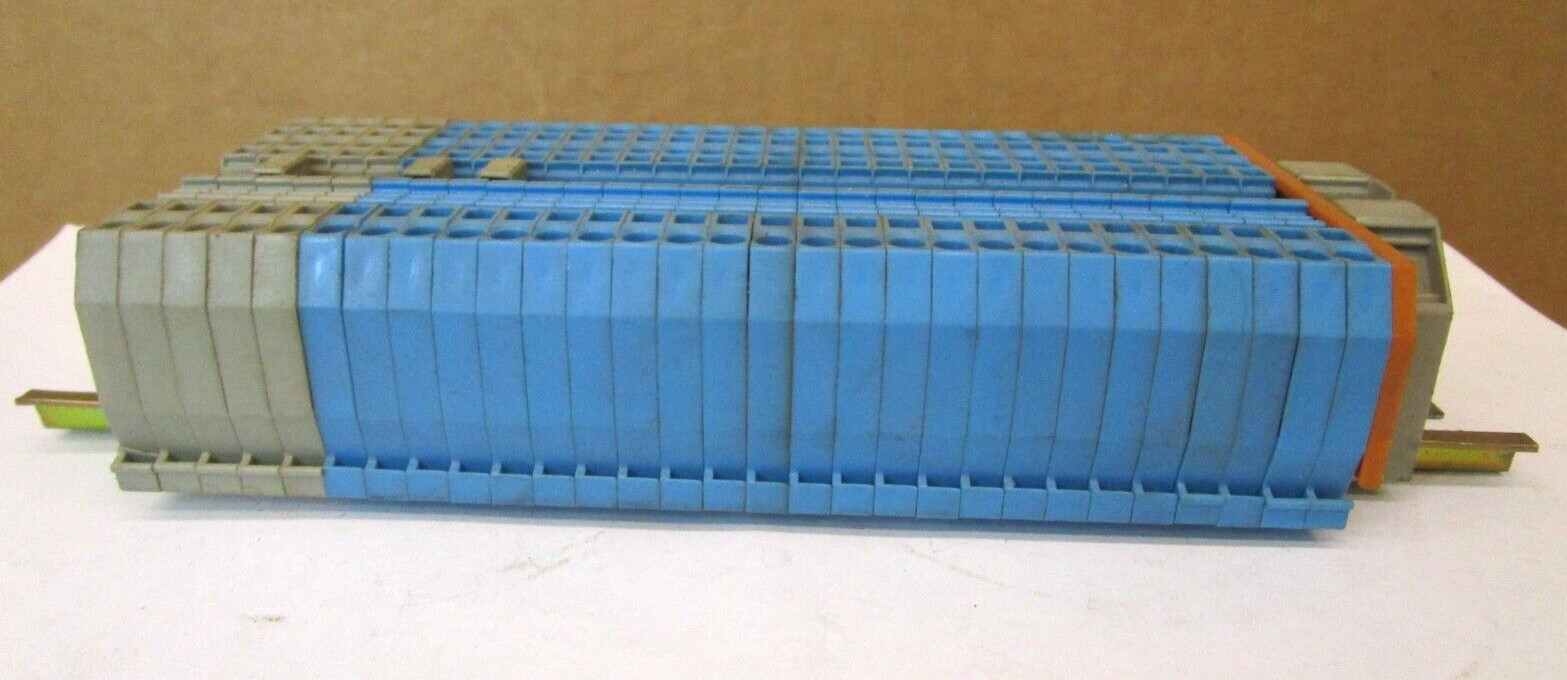 WAGO 249 WAGO 280 Blue x 24 Pcs WAGO 280 Gray x 5 Pcs w/ Rail 947-7-1 47075LR