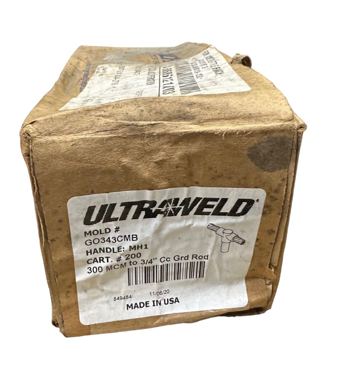 Genuine ULTRAWELD GO343CMB, 300MCM to 3/4″ Cc Ground Rod **SALE**