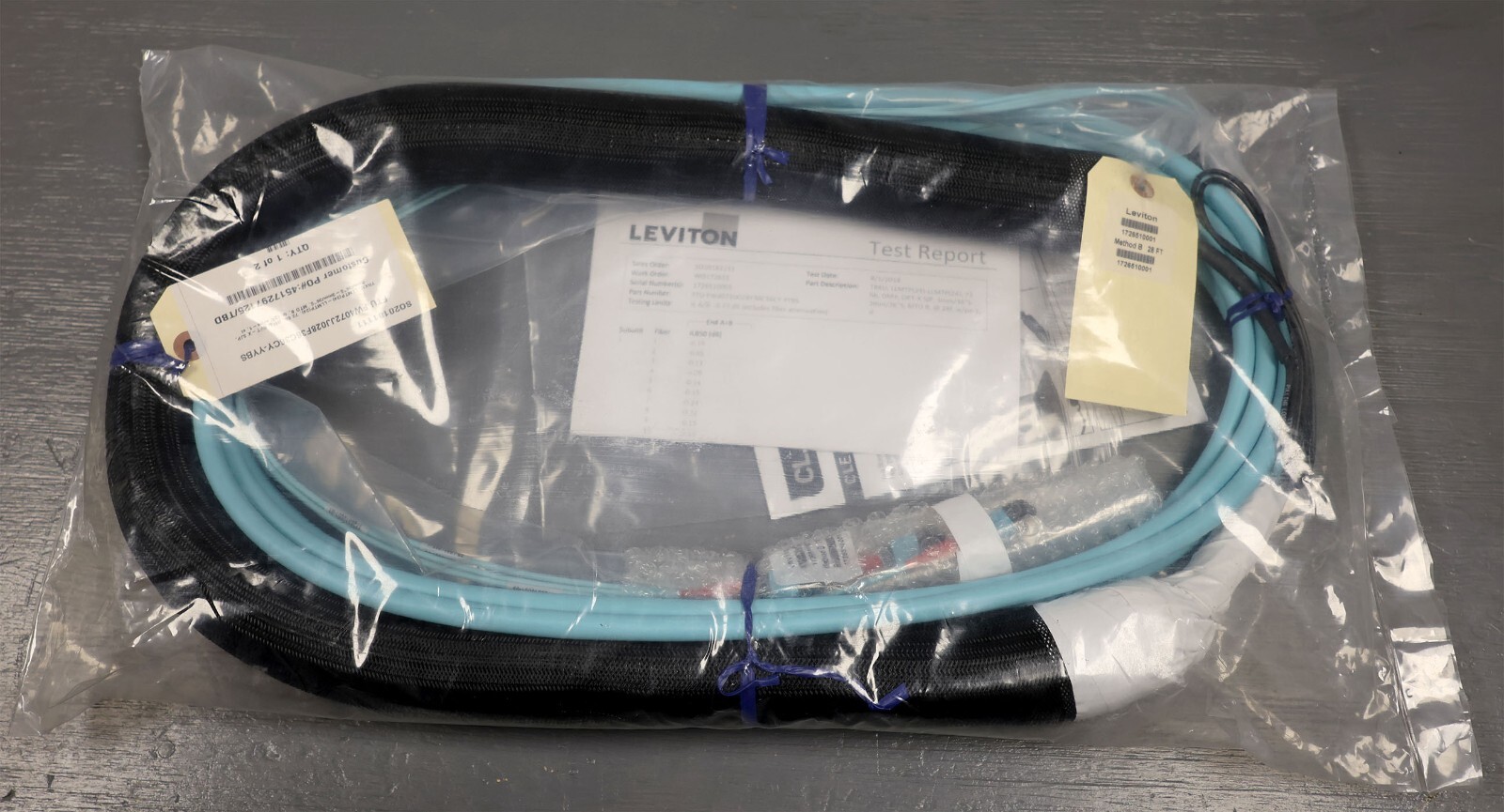 Leviton FTU-FW4072JJ028F36C36CY-YYBS OPT-X Unity Ultra-Low Trunk Cable New